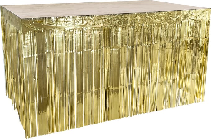 Boland - Tafelrok Metallic goud - -