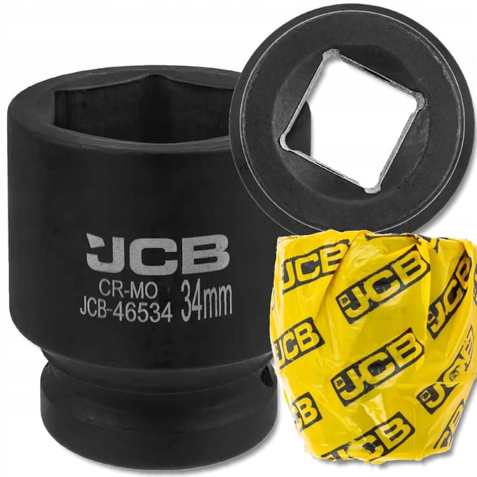 JCB - Klopbus Dop - 34mm - 6-hoekig - CrMo