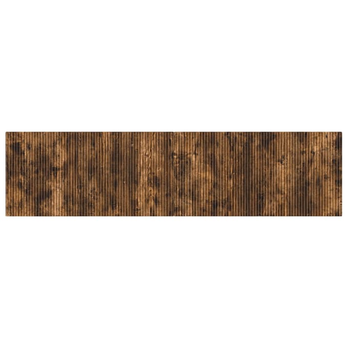 vidaXL - Wandgemonteerd - Hoofdbord - ARNHEM - Gerookt - eiken - Bewerkt - hout
