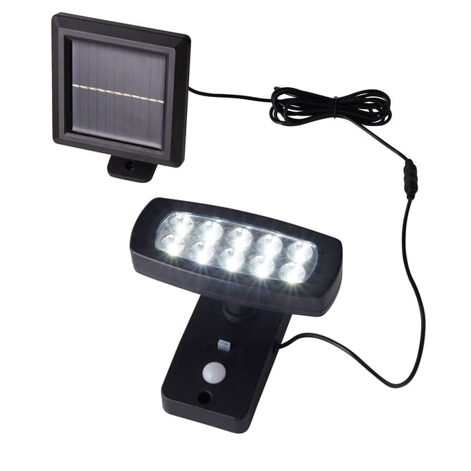 Searchlight LED-zonnelamp voor wandmontage 67423BK-PIR, bewegingsmelder