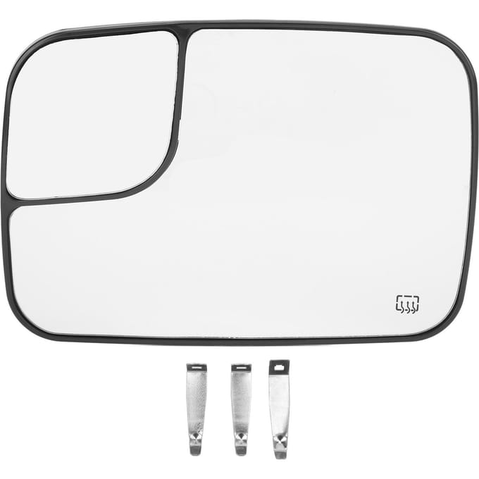 Buitenspiegelglas 5161011AA met Verwarmd Vervanging voor DODGE RAM 1500 2500 3500 PICKUP black