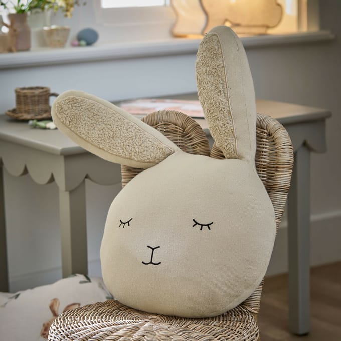 LOBERON Kussentje Fuzzletop beige