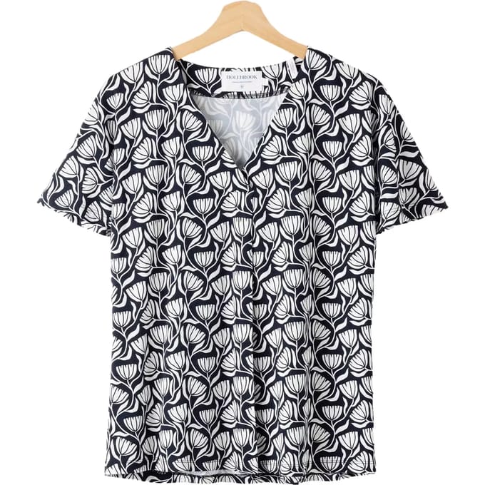 Dames-T-shirt met V-hals Holebrook Ellen