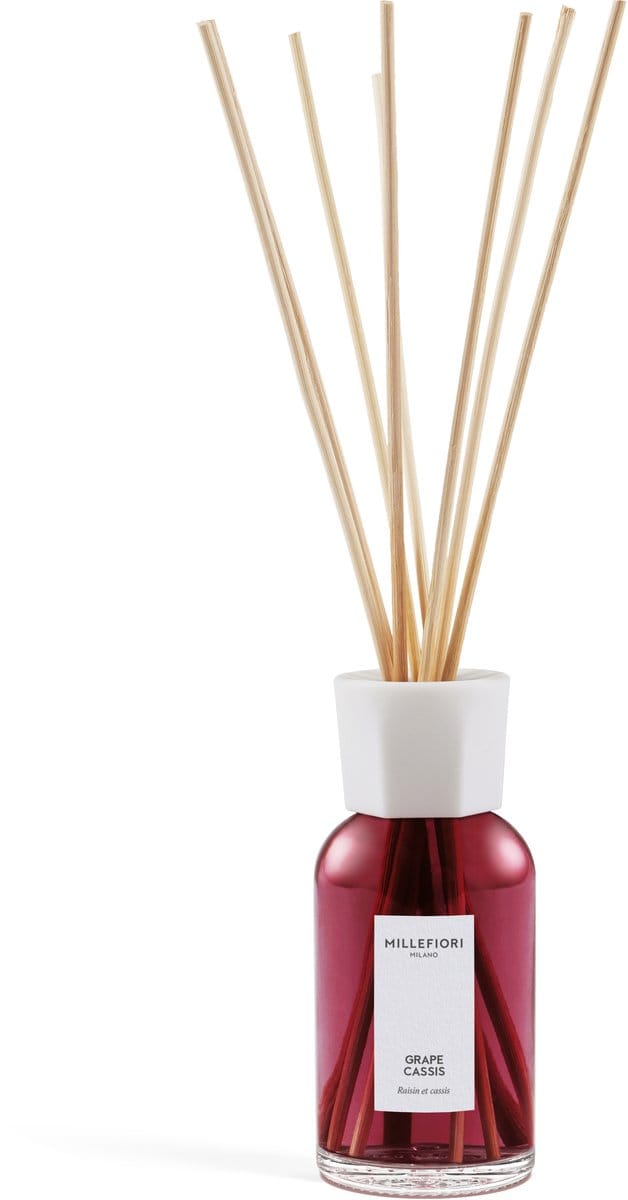 Millefiori Milano - Geurstokjes 250 ml - Grape Cassis - 4 tot 5 maanden