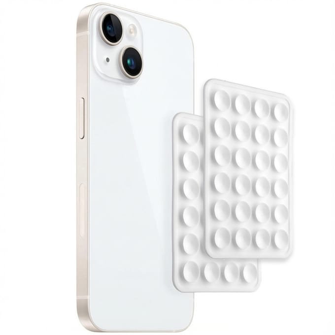 Selencia 2-Pack Telefoonhouder Zuignap - Wit