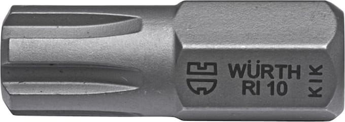 Wurth - Bit TX dop 10 mm - TX-dop x 5 st -