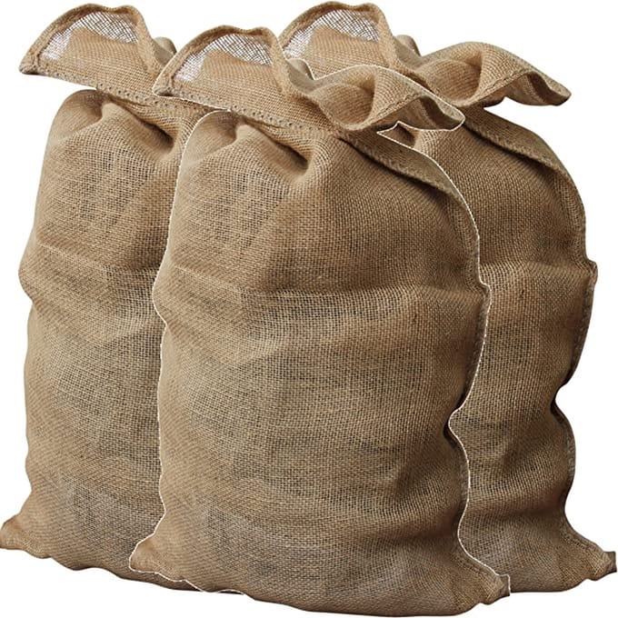 Sinterklaas Jute zak, Set 3 stuks, Stevig