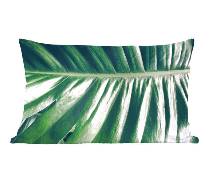 Sierkussens - Kussentjes Woonkamer - 50x30 cm - Bladeren - Tropisch - Jungle