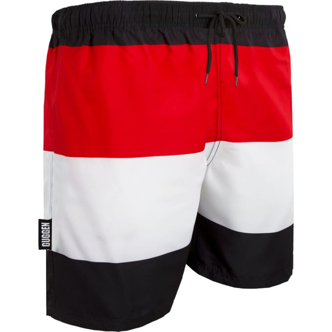 Zwemshort voor heren met patroonstrepen