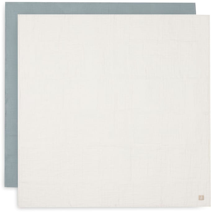 Jollein Hydrofiele Doek Large 115x115cm Sea Green/Ivory (2pack)