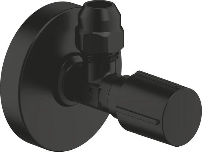 Hoekstsopkraan 1/2" x 3/8" Matte Black