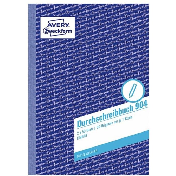 AVERY Zweckform Formularbuch 'Durchschreibbuch', A5, liniert
