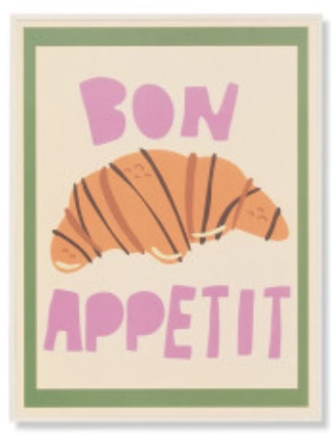 Croissant schilderij - Item Int.
