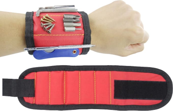 Magnetische Armband Voor Het Klussen – Verstelbare Band – Met 5 Magneten