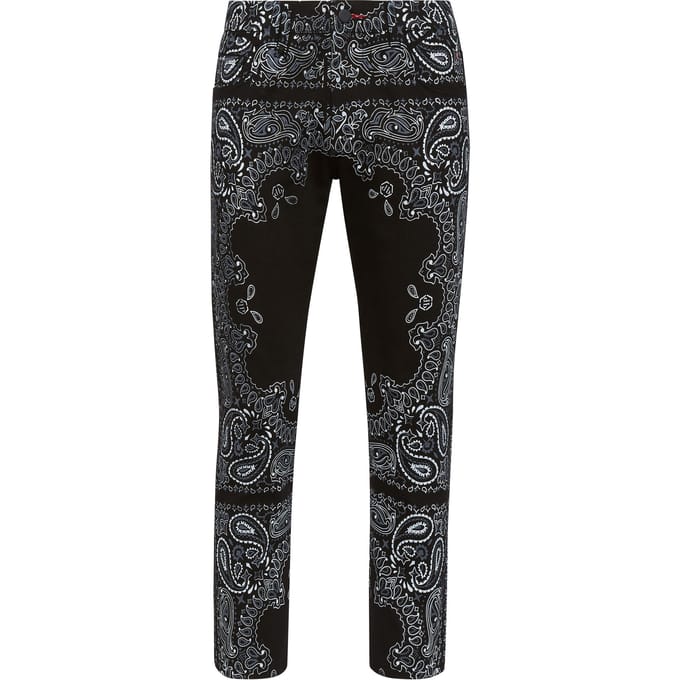 Jeans Skinny Fit Paisley
