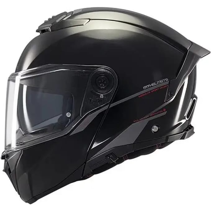 Modulaire motorhelm MT Helmets Atom 2 SV Solide A1