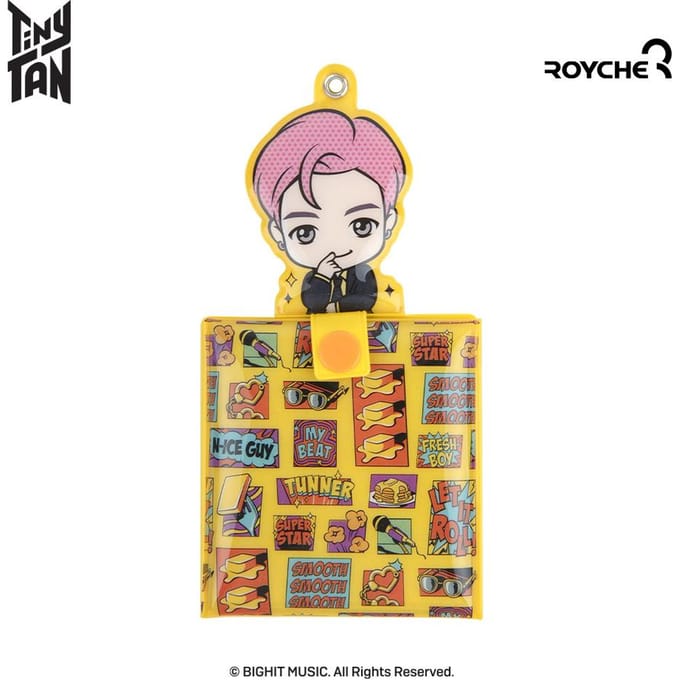 Bts (Bangtan garçons) TinyTAN Butter Mini Mirror, Officiel, Original, Authentique, K-POP, idole yellow