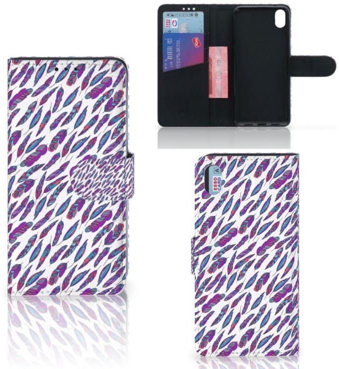 Xiaomi Redmi 7A Telefoon Hoesje Feathers Color