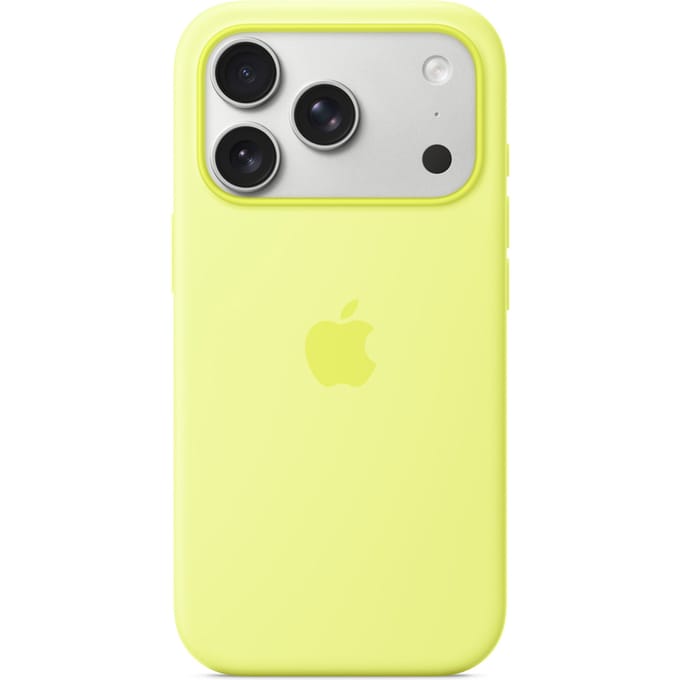 Siliconenhoesje met MagSafe voor de Apple iPhone 17 Pro Max - Neon Yellow