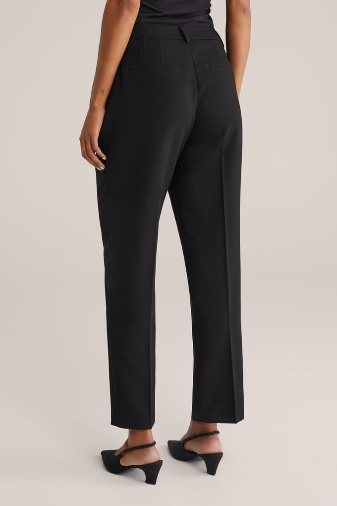 We Fashion Trouser Black Größe: W34 | Stoffhosen Outlet | Damen | Schwarz