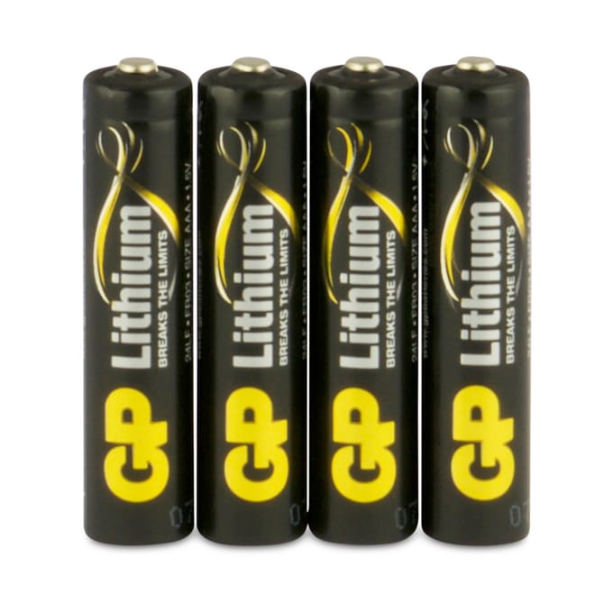 GP Batteries Lithium Primary AAA - 4 Wegwerpbatterij Alkaline