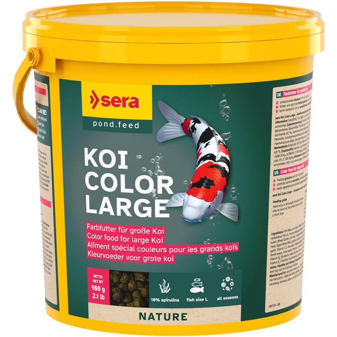 Sera Koi Color Nature - voeding voor grote Koi karpers