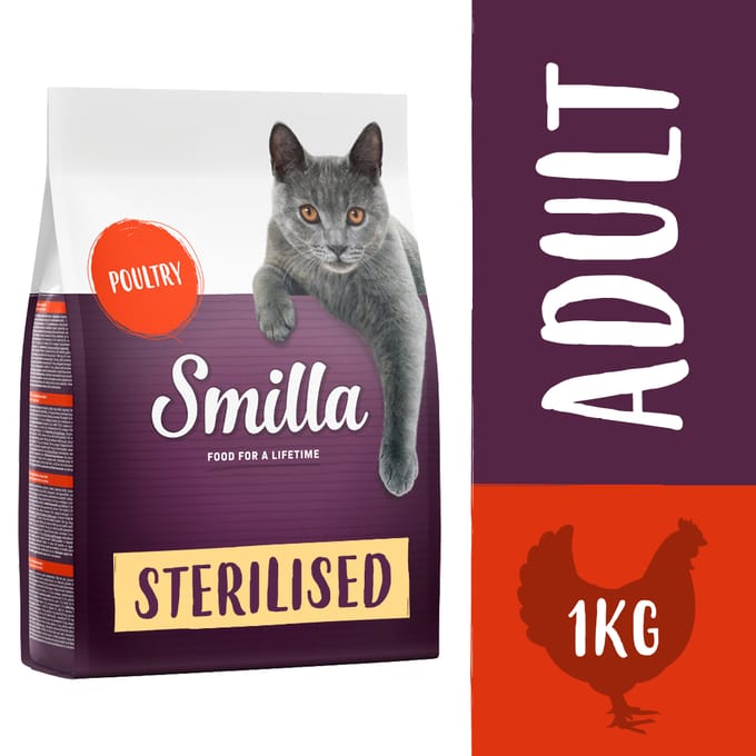 1 kg Smilla Adult Sterilised Kattenvoer Droog