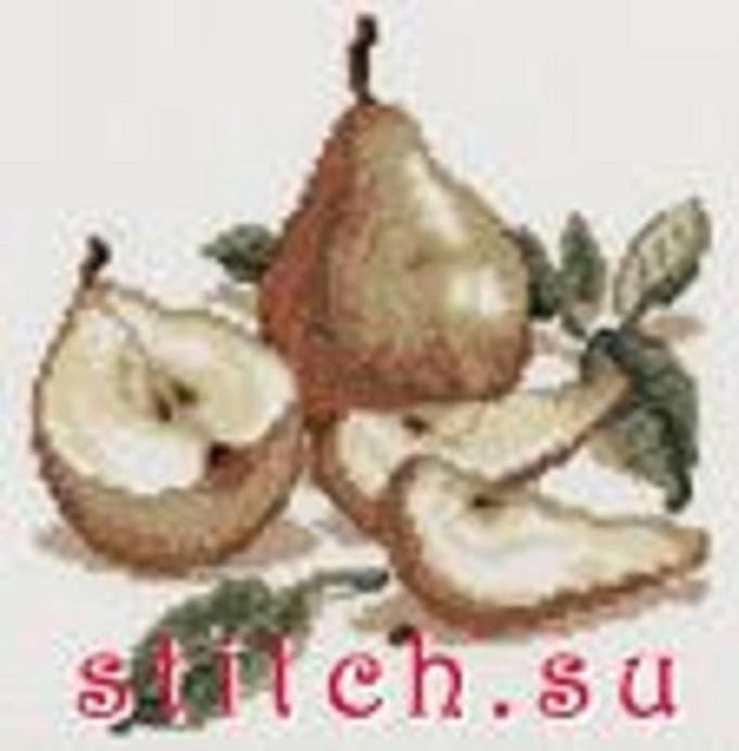 Pako borduurpakket Fruit Peren