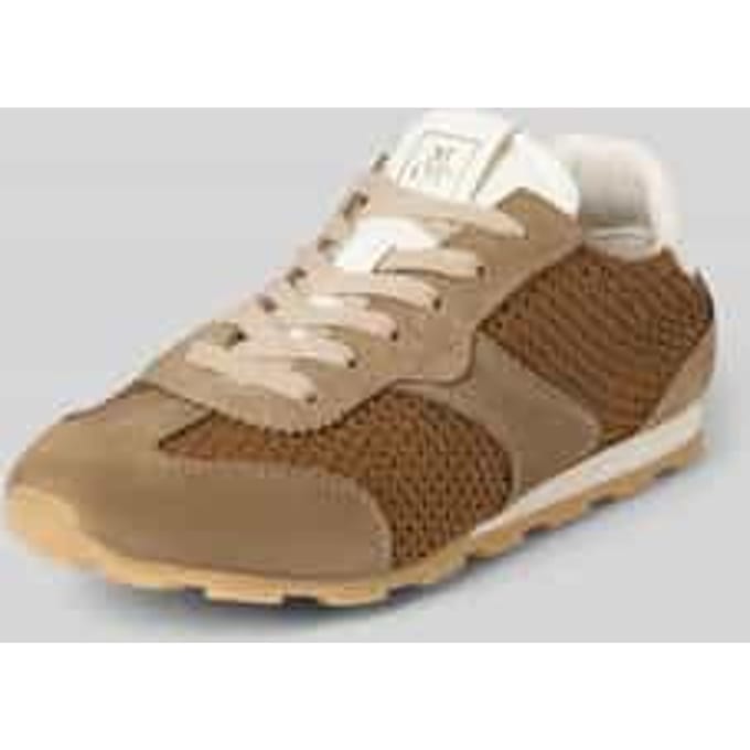 Low-top-sneakers van leermix Model 'FABIANA 4M'