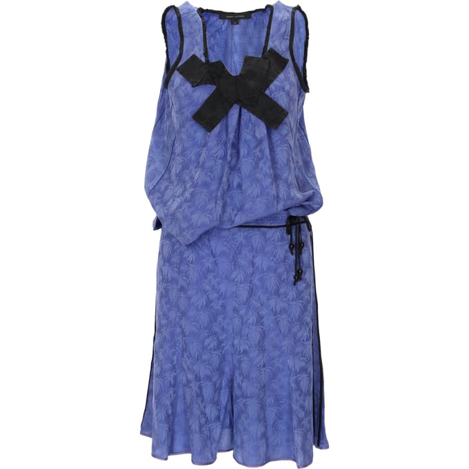 Marc Jacobs zijden set met bladmotief - jaren 2000