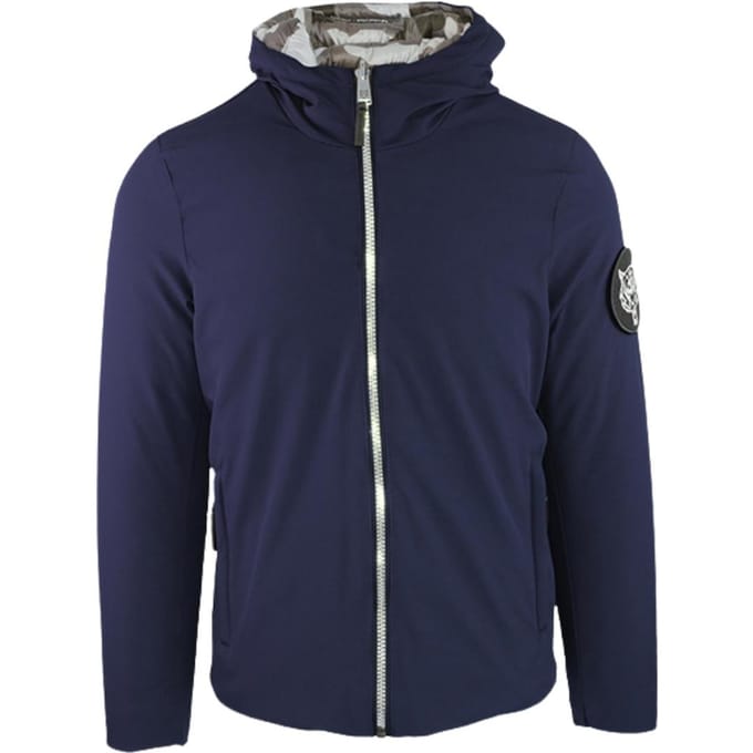 Philipp Plein Sport Padded Signature Logo Navy Jacket