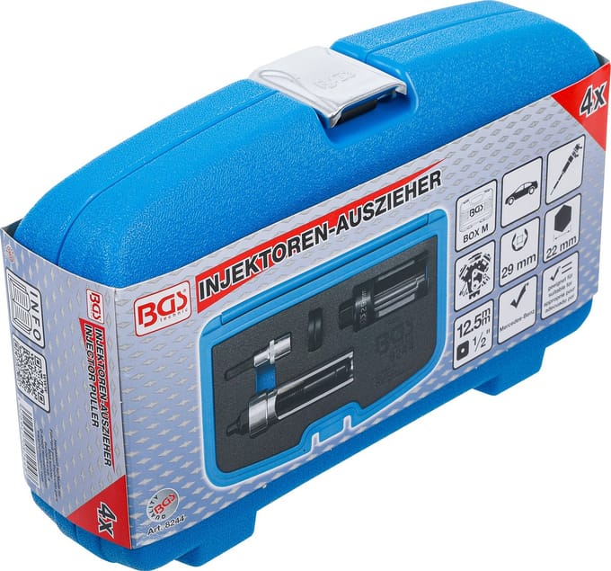 BGS Injectoren trekkerset voor Mercedes-Benz CDI motoren 4 delig