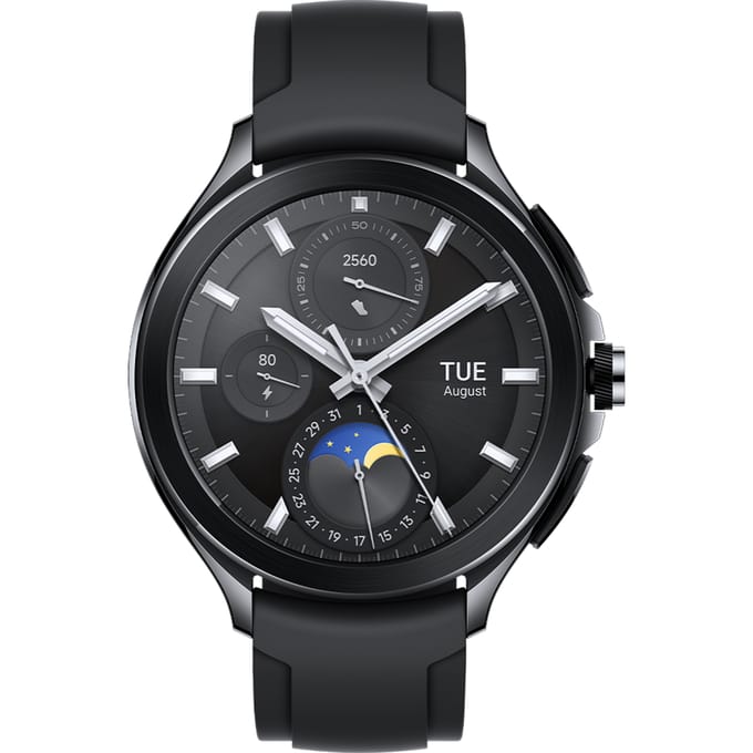 Xiaomi Watch 2 Pro - 4G LTE Black Case with Black Fluororubber Strap