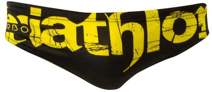 Turbo Triathlon Basic Zwemslip Geel,Zwart 4XL Man