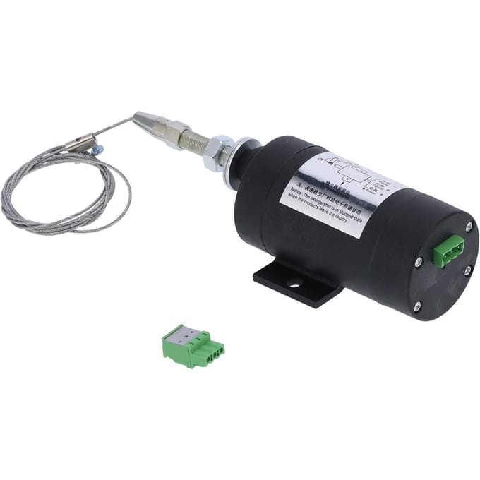 Motor Stopklep Diesel Generator Solenoïde Uitschakeling Uitschakeling 12V XHQPTG