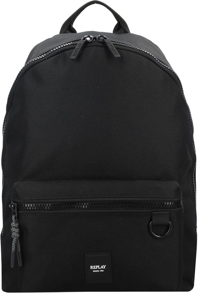 REPLAY Vrije tijd rugzak Rugzak Backpack Black Zwart