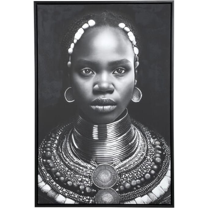 PTMD Wandpaneel Louise-Carol - 93x4x63 cm - Polyester - Zwart