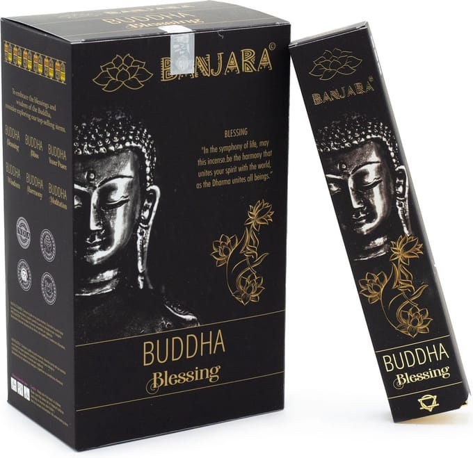 Banjara - Buddha Blessing - lotus - wierook - geurstokjes - doos 12 stuks