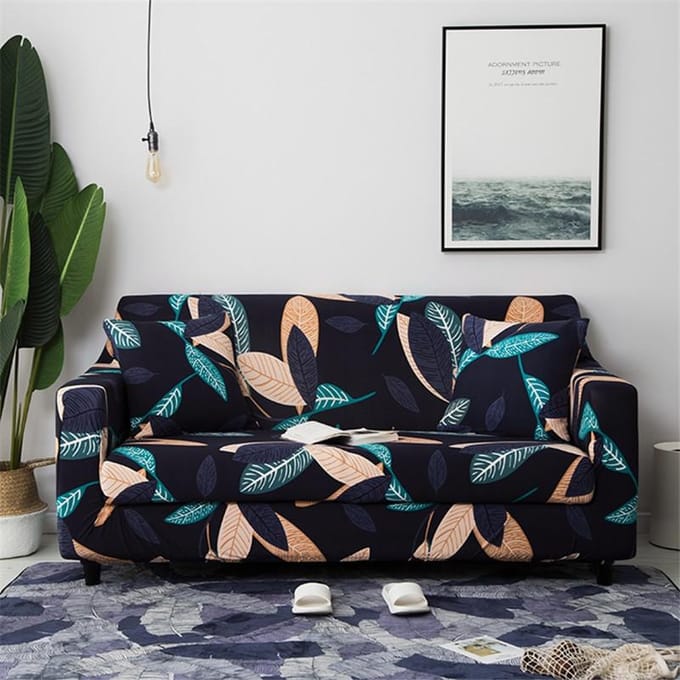 Elastische Sofa Hoes Spandex Polyester Stofdicht Stretch Sofa Overtrekken Voor Woonkamer Bank Stoel Beschermer 1-Seat 90-140cm
