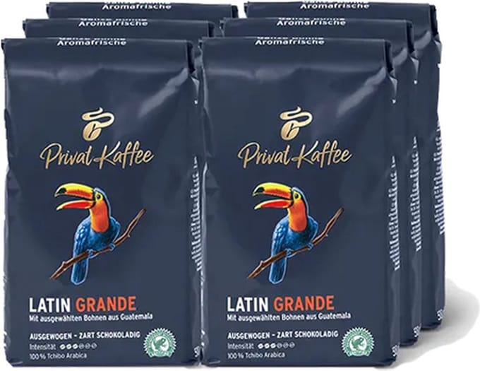 Tchibo - Privat Kaffee Latin Grande Bonen - 6x 500g