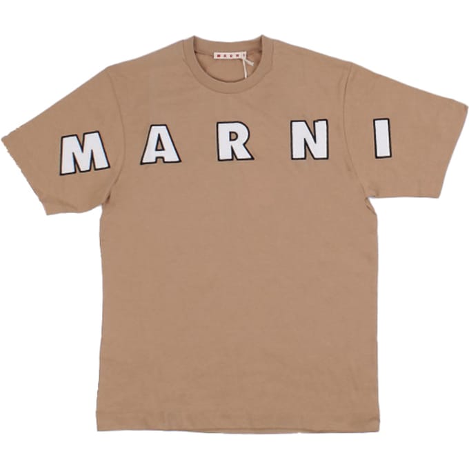 Marni T-shirt en Polo Beige