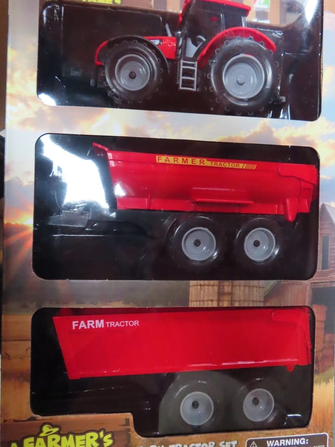 1:32 Tractor & 2 Aanhangwagens.