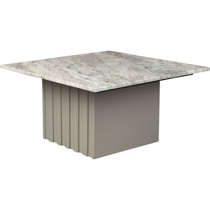 Dutchbone Clayton Salontafel Vierkant 60x60 cm Marmer - Beige