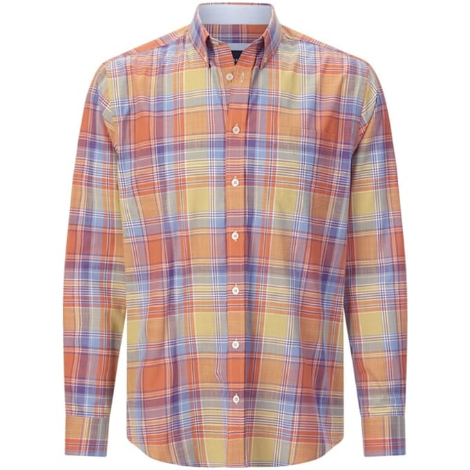 Babista herren Overhemd - 39/40 - oranje - Plus Size