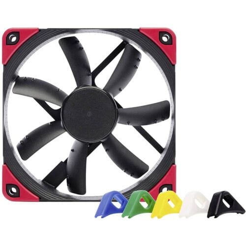 Noctua NF-S12A PWM chromax.black.swap - Case ventilator - 120mm - Black - 17 dBA