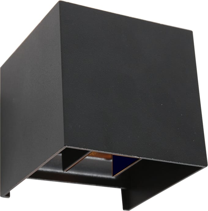 Wandlamp | Muro | 2 lichts | G9 | zwart goud | metaal | design verlichting