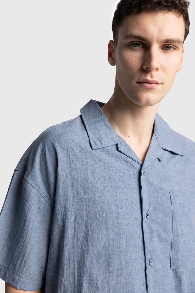 Heren T-shirt met Korte Mouwen in Relaxed Fit