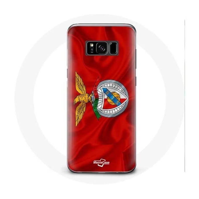 Samsung Galaxy S8 hoesje slb benfica rode achtergrond