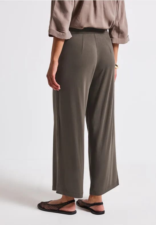 7/8 Wide Legs tricot broek