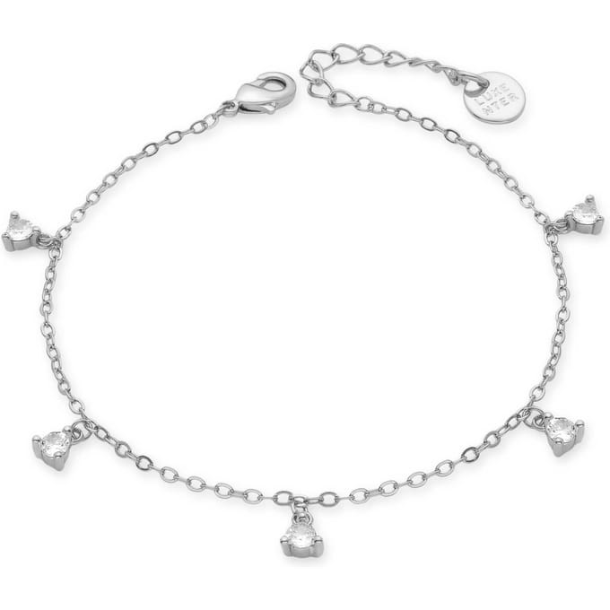 Luxenter Kisain Armband, gerhodineerd met briljant zirkonia